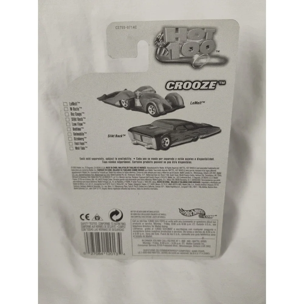 2004 Hot Wheels #075 First Editions‎ Crooze Ozznberg 75/100 Car